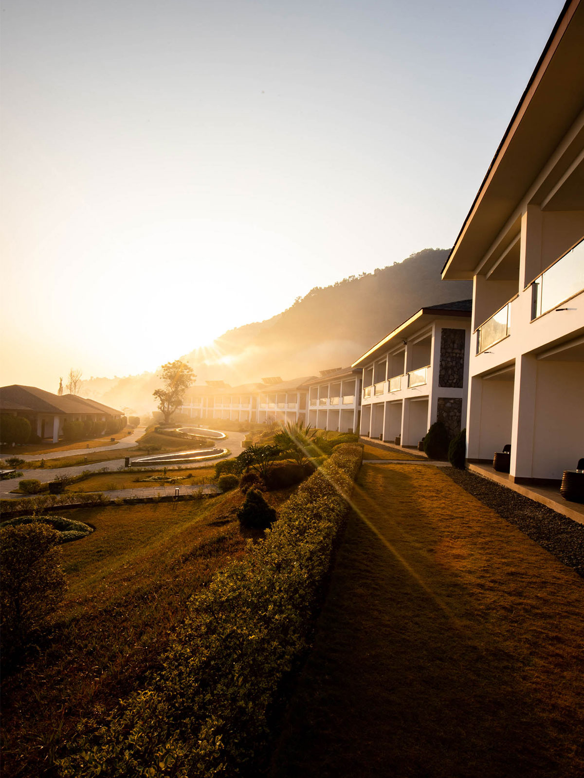 Nature walk at Mountain Glory Resort in Pokhara